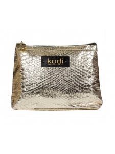 Gold cosmetic bag large (size: 25 * 18 * 3), KODI